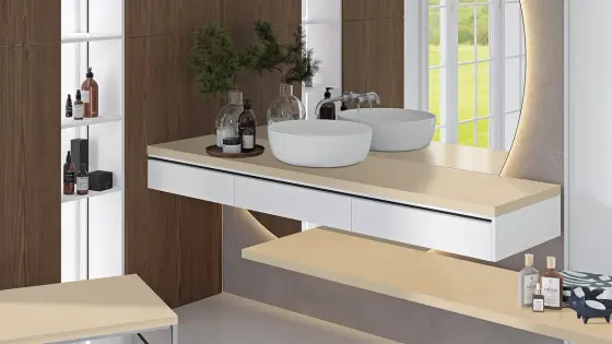 1101 Chantilly int (Avant) — виріб з каменю з виразною фактурою каменю від EDELWEISS