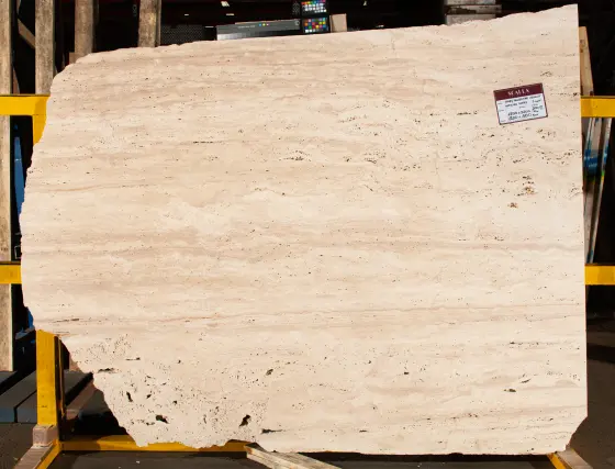 Scalla Naturale — Ivory Travertine Vc Незаповнений Шліфований 1с